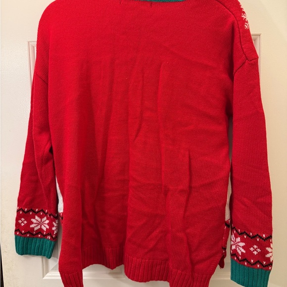 United States Sweaters Red Festive Dog Sweater - Picture 5 of 5